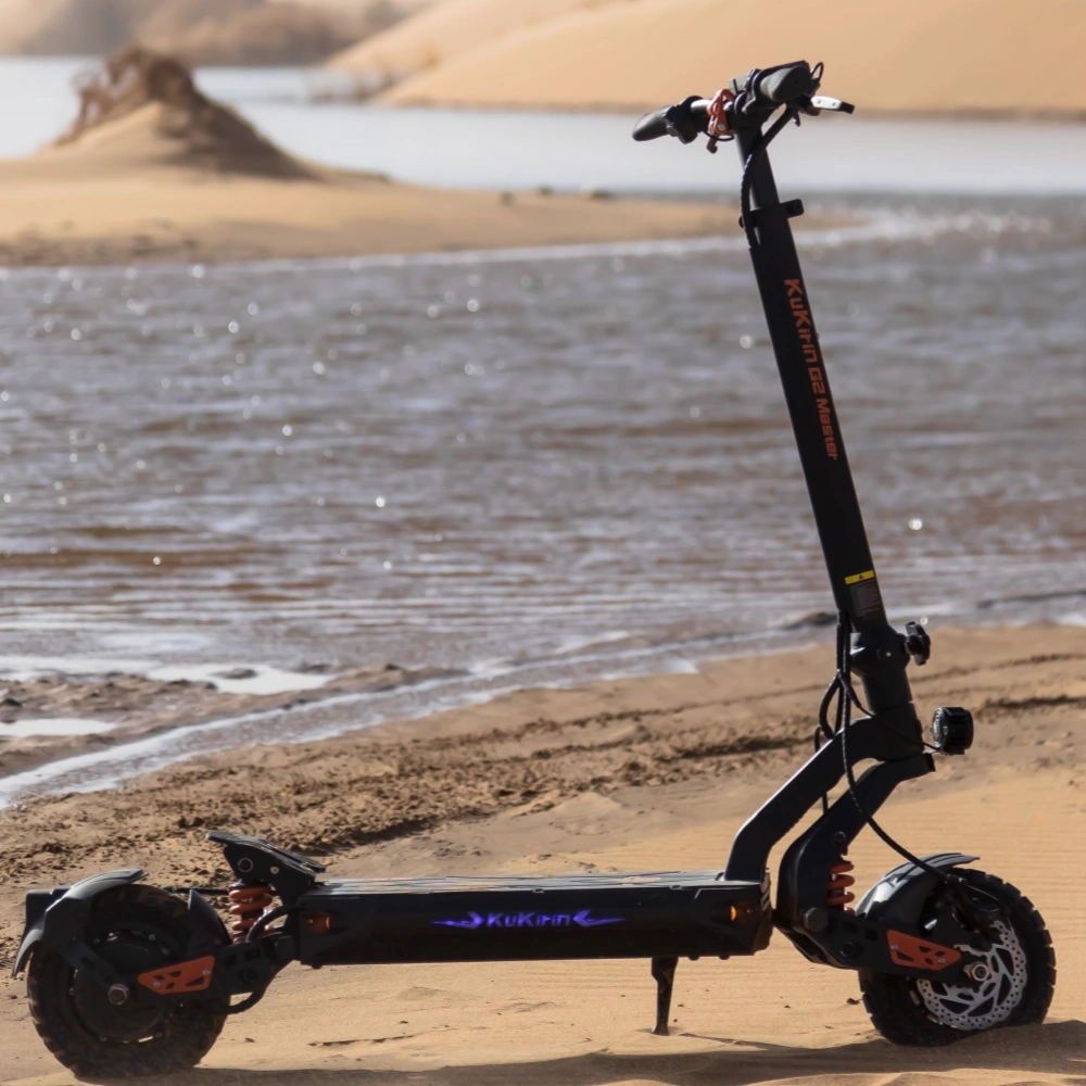 KuKirin G2 Master (Royaume-Uni) Trottinette Électrique Double Moteur | Moteurs 2x1000W, Batterie 52V 20.8Ah, Autonomie 70km, Vitesse Max 60km/h, Pneus Tout-Terrain 10"