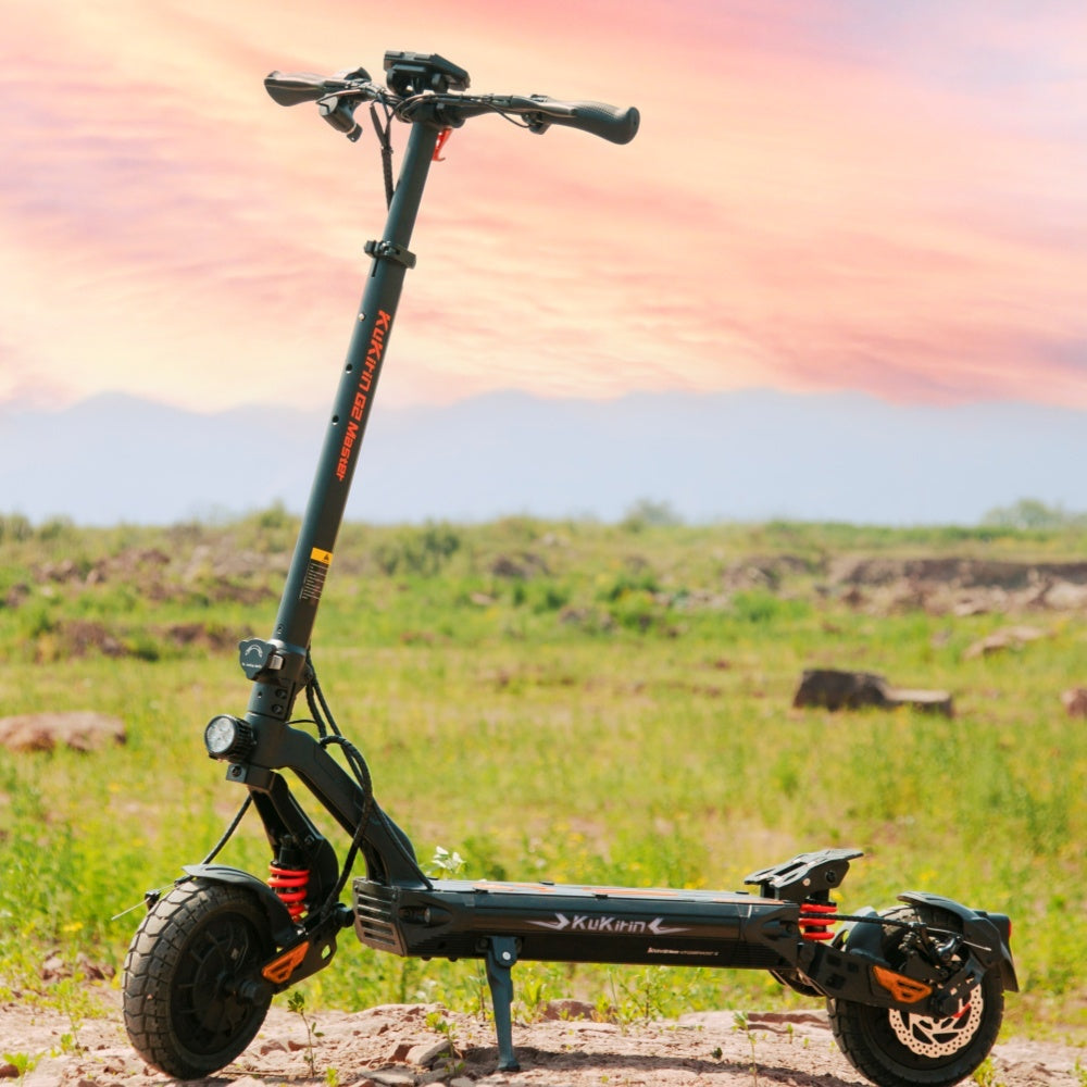 KuKirin G2 Master (Royaume-Uni) Trottinette Électrique Double Moteur | Moteurs 2x1000W, Batterie 52V 20.8Ah, Autonomie 70km, Vitesse Max 60km/h, Pneus Tout-Terrain 10"