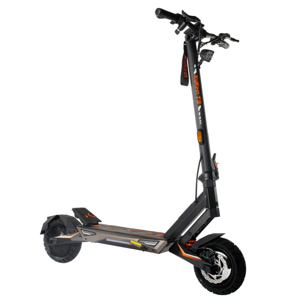 Monopattino elettrico KuKirin T3 con luci ambientali dinamiche | Motore da 800W, Batteria 48V 15.6Ah, Autonomia 58km, Velocità massima 45km/h, Pneumatici sottovuoto da 10"