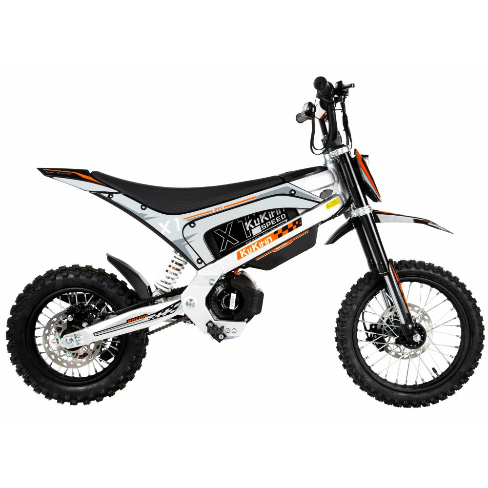 Vélo tout terrain électrique KuKirin X1 | Moteur central de pointe 2000 W, batterie amovible 48 V 20,8 Ah, vitesse max 50 km/h, pneus tout terrain 14"/12"