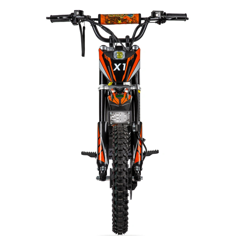 Vélo tout terrain électrique KuKirin X1 | Moteur central de pointe 2000 W, batterie amovible 48 V 20,8 Ah, vitesse max 50 km/h, pneus tout terrain 14"/12"