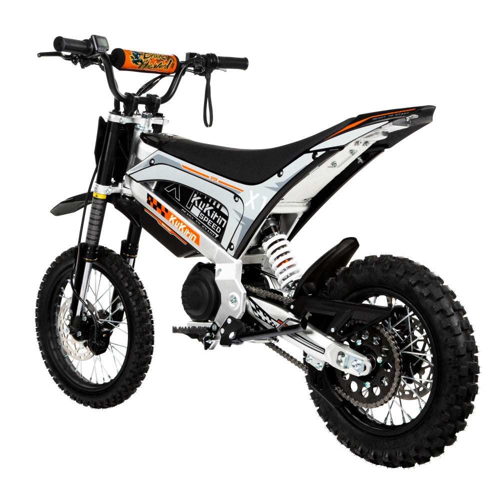 Vélo tout terrain électrique KuKirin X1 | Moteur central de pointe 2000 W, batterie amovible 48 V 20,8 Ah, vitesse max 50 km/h, pneus tout terrain 14"/12"