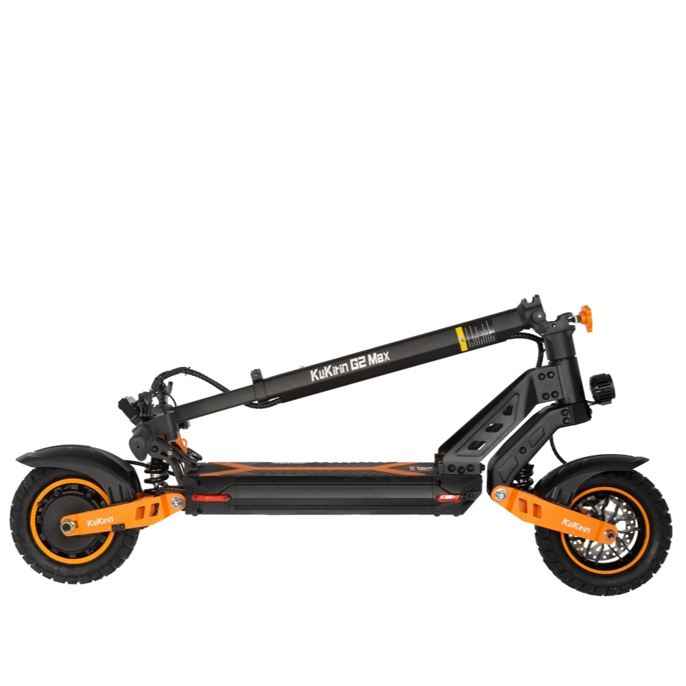 Trottinette électrique pliable KuKirin G2 Max avec siège | Moteur 1000W, batterie 48V 20Ah, autonomie 70km, vitesse max 55km/h, pneus pneumatiques 10"