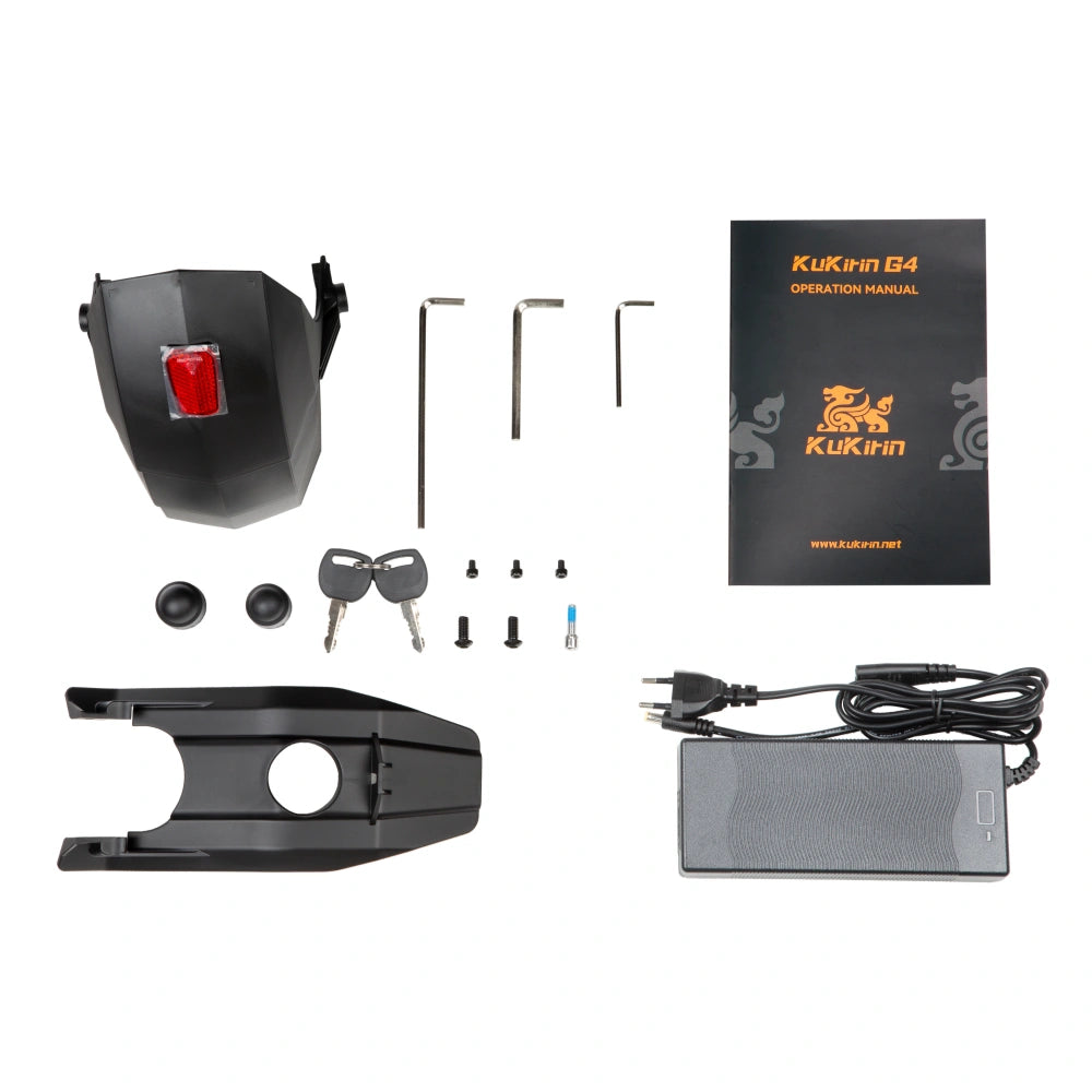 Trottinette électrique tout-terrain haute performance KuKirin G4 (Nouveauté 2026) | Moteur 2000W, batterie 60V 20Ah, autonomie 75km, vitesse max 70km/h, pneus à vide 11"